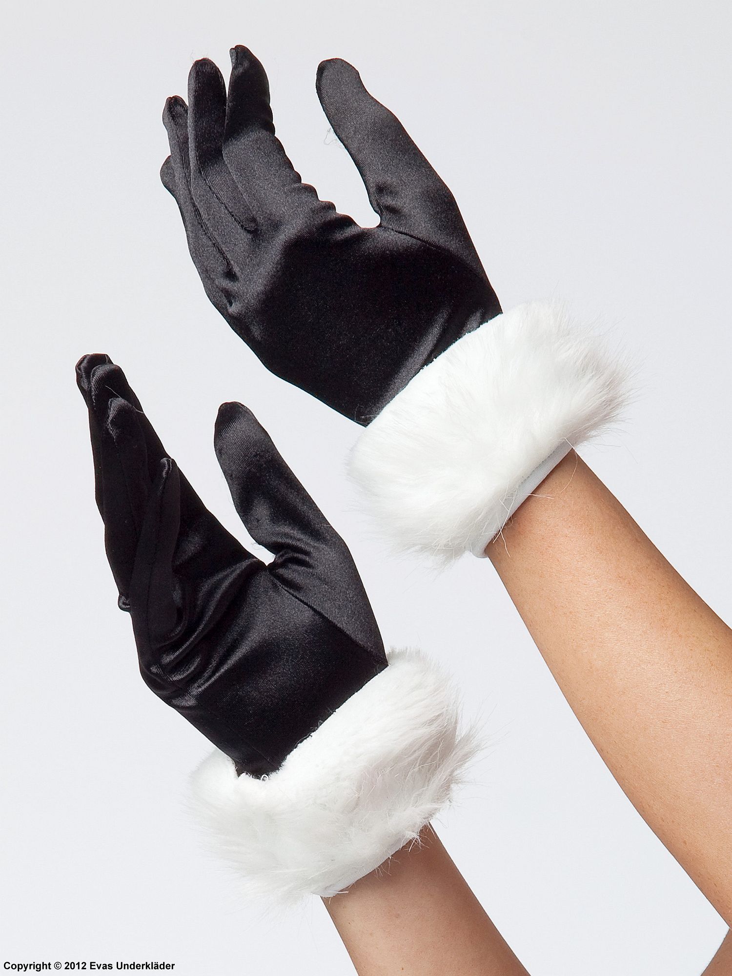 Gloves, faux fur
